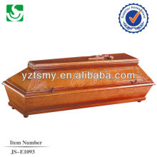 wholesale handcraft new teak coffin
